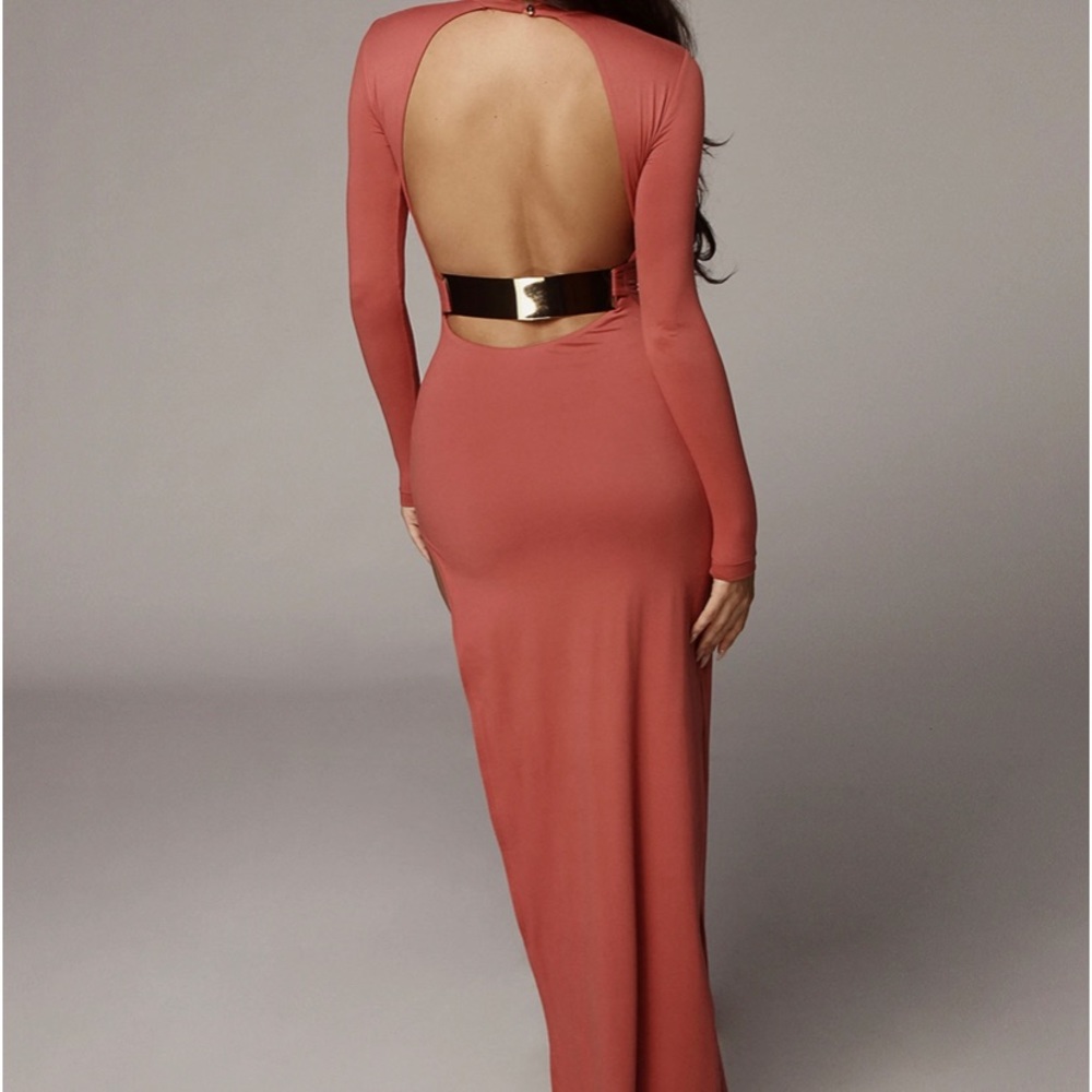 jluxlabel sierra gold standard gold bar dress